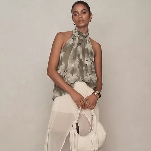 NWT Anthropologie Halter Tank | Women’s Casual Chic Top - Picture 2 of 6